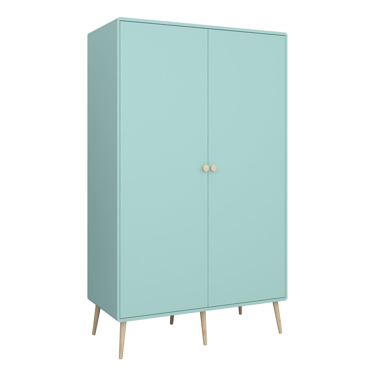 Gaia 2 Door Kids Wardrobe in Cool Mint