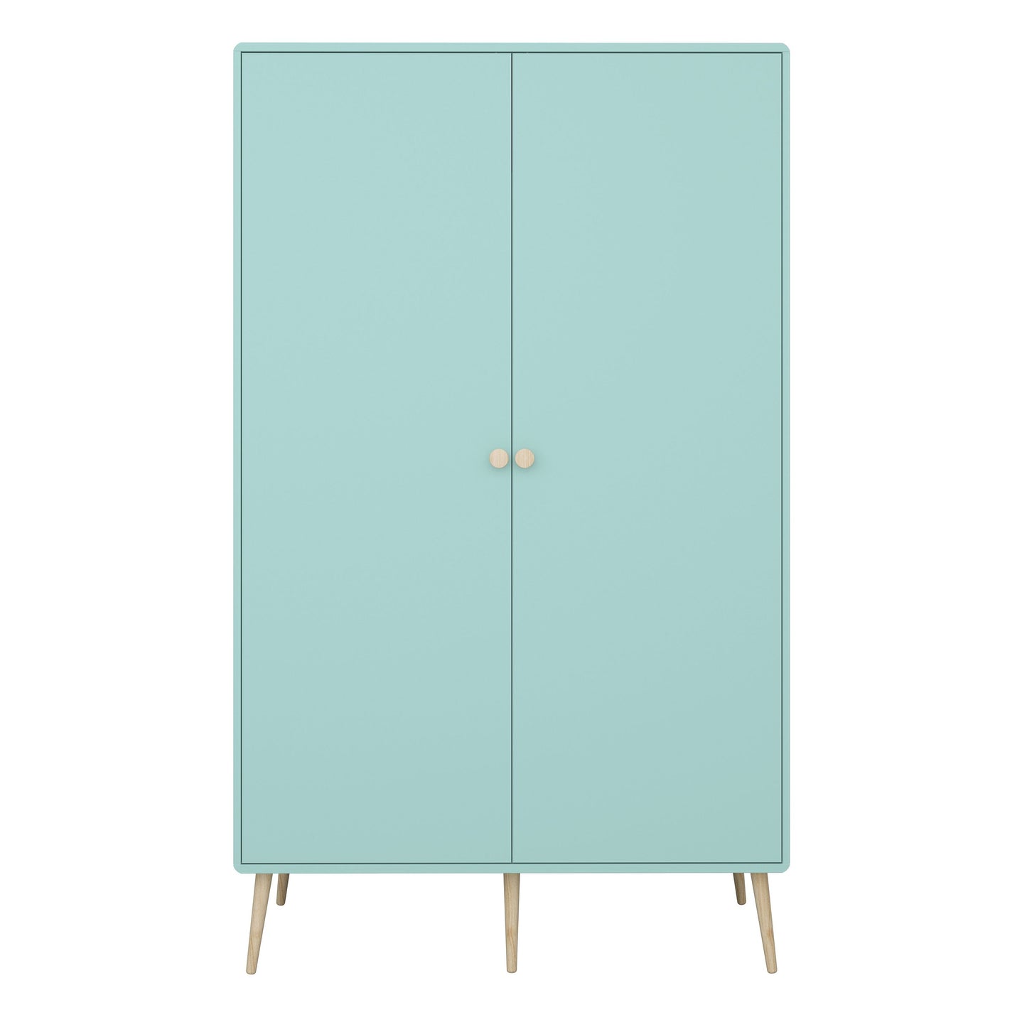 Gaia 2 Door Kids Wardrobe in Cool Mint
