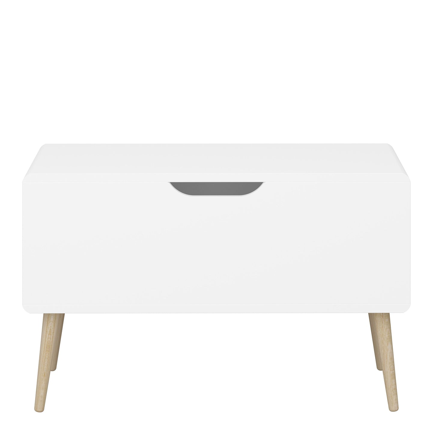 Gaia Toy Box in Pure White