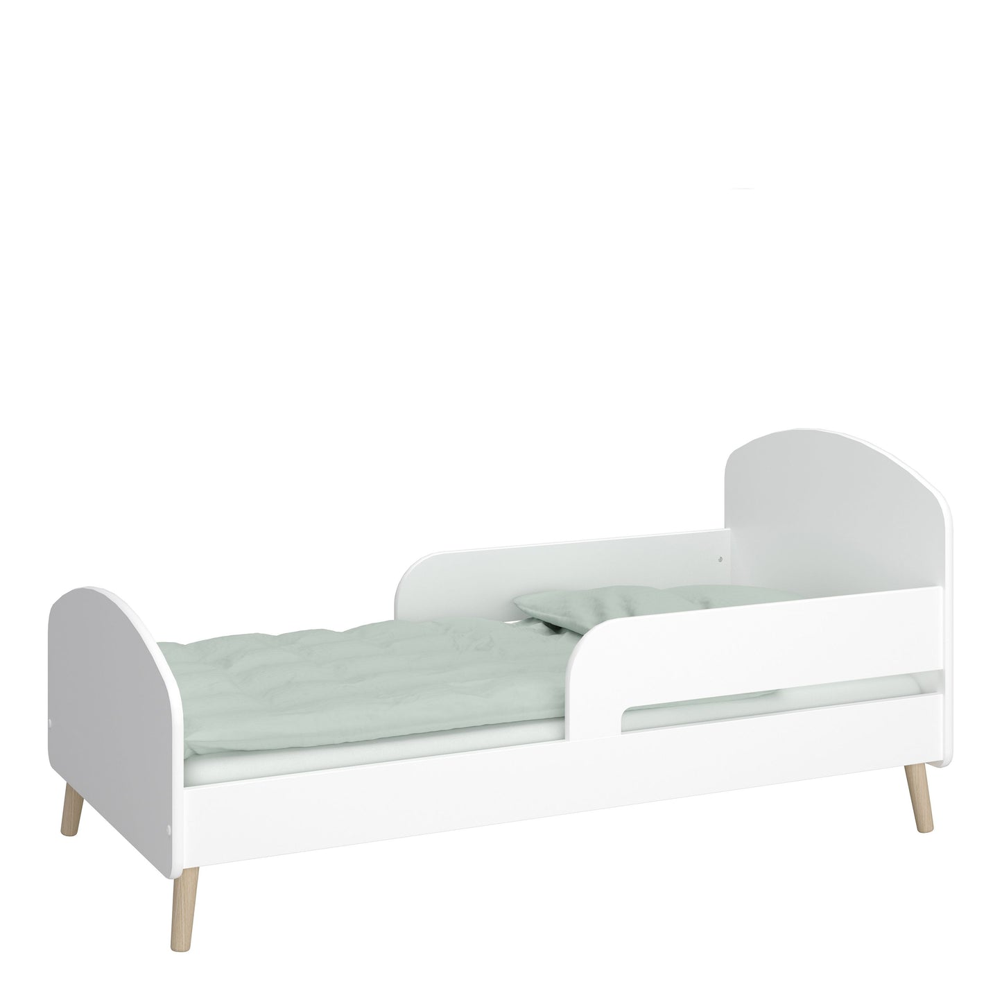 Gaia Toddler Bed in Pure White - 70x140cm