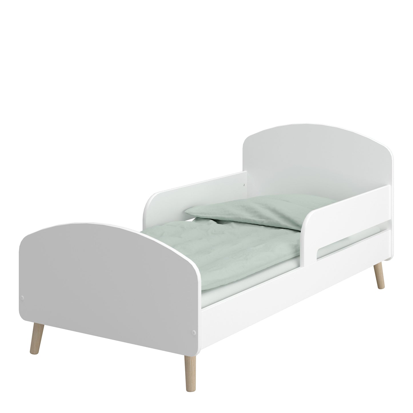 Gaia Toddler Bed in Pure White - 70x140cm