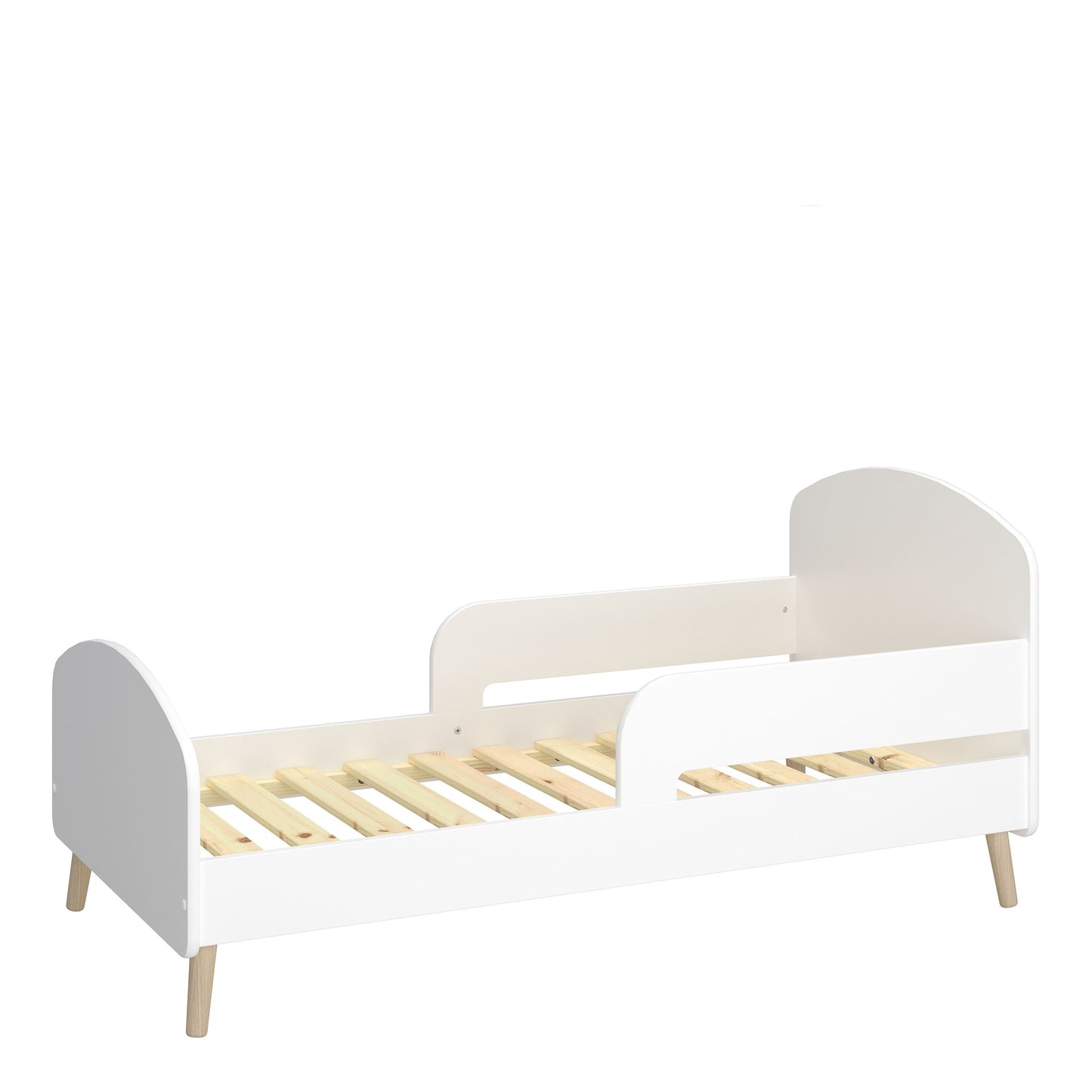 Gaia Toddler Bed in Pure White - 70x140cm