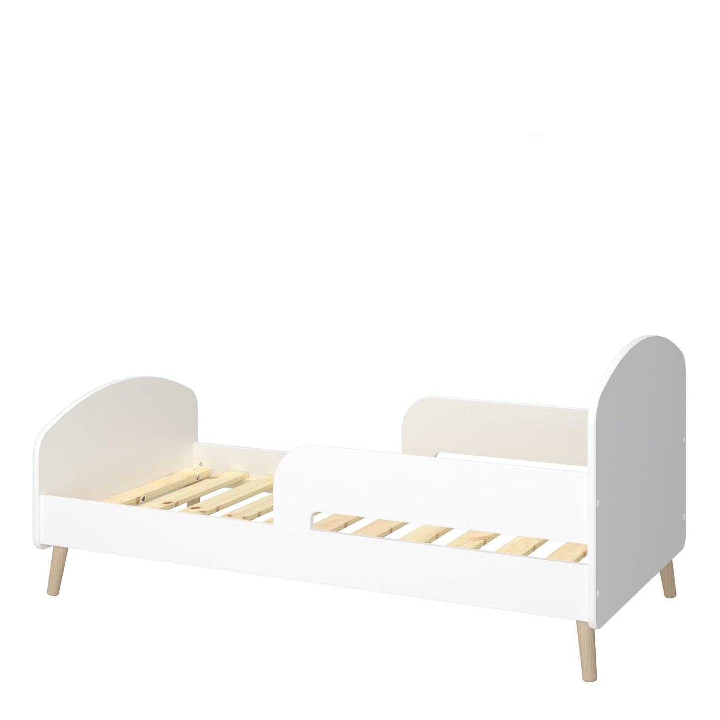 Gaia Toddler Bed in Pure White - 70x140cm