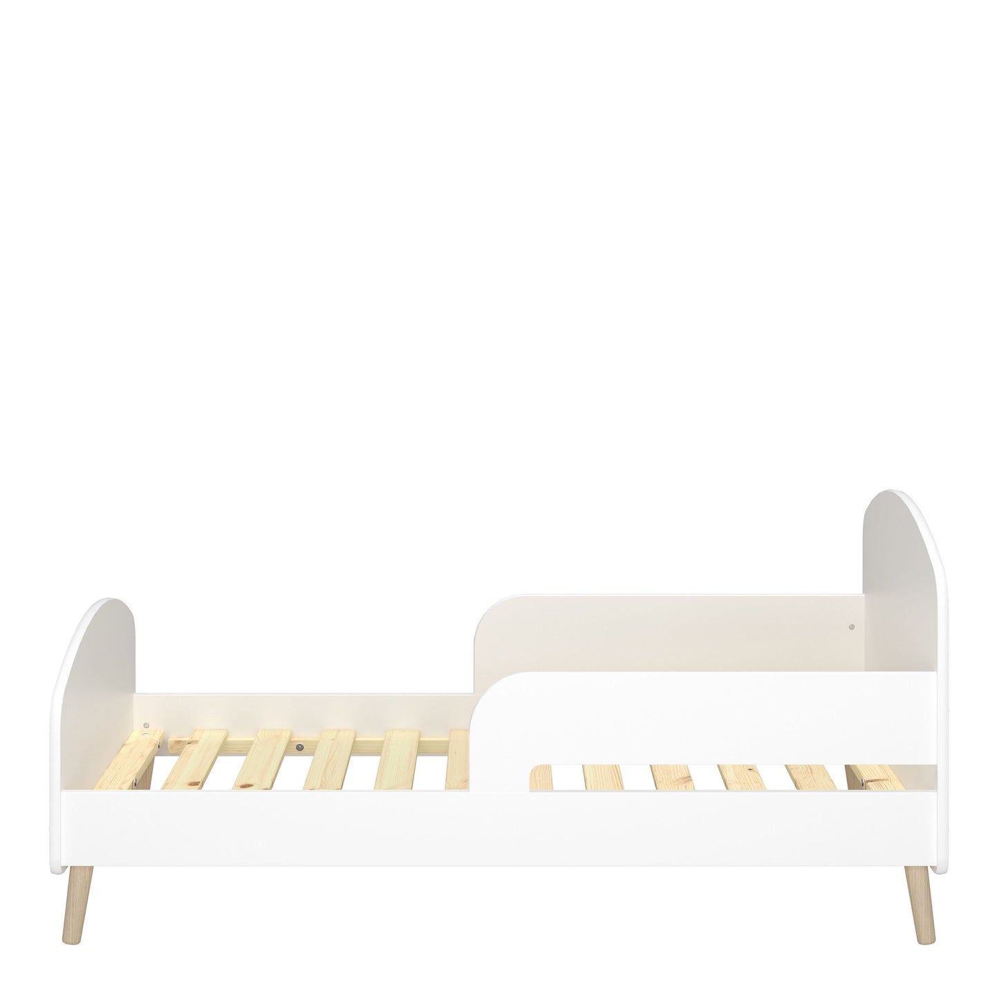 Gaia Toddler Bed in Pure White - 70x140cm
