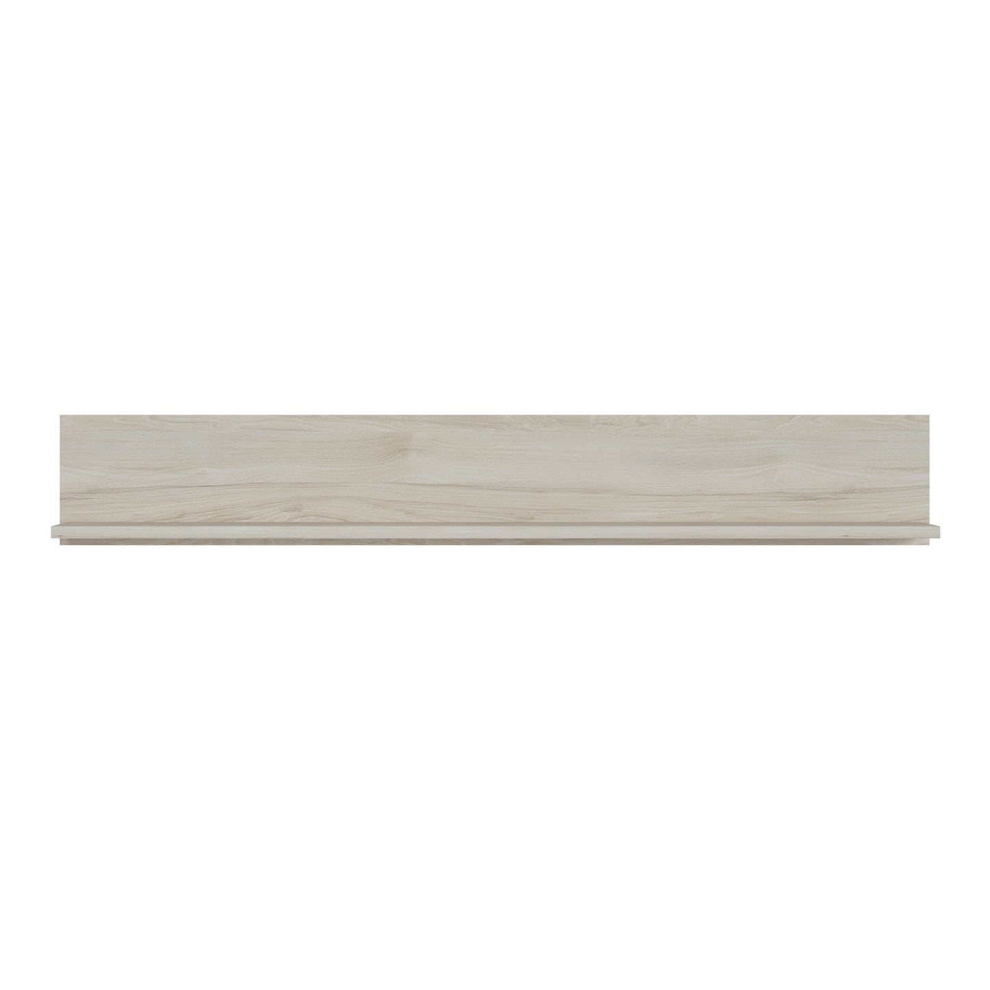 Denim Shelf in Light Walnut, Grey Fabric Effect and Cashmere