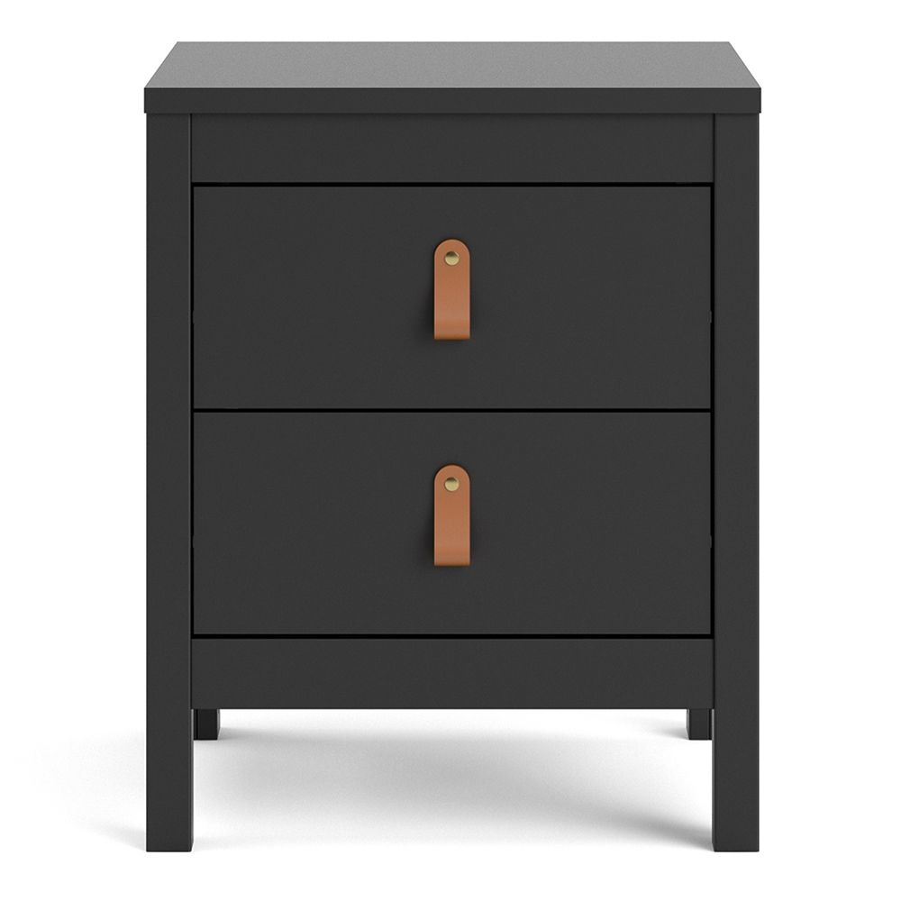 Barcelona Bedside Table with 2 Drawers