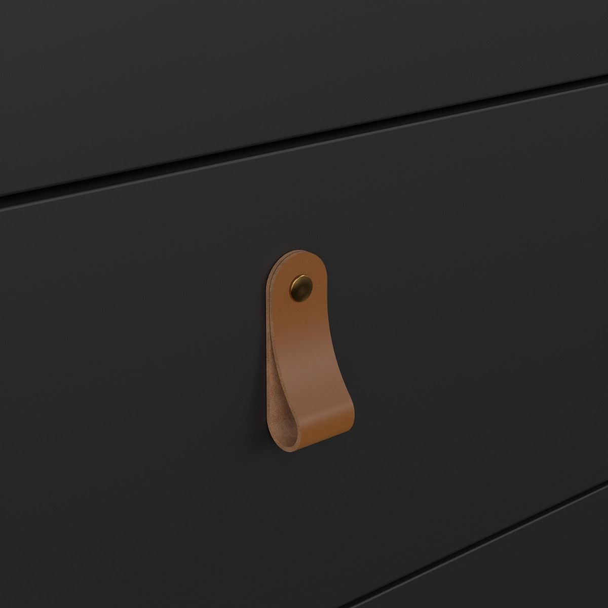 Barcelona 3+2 Chest Dresser in Black