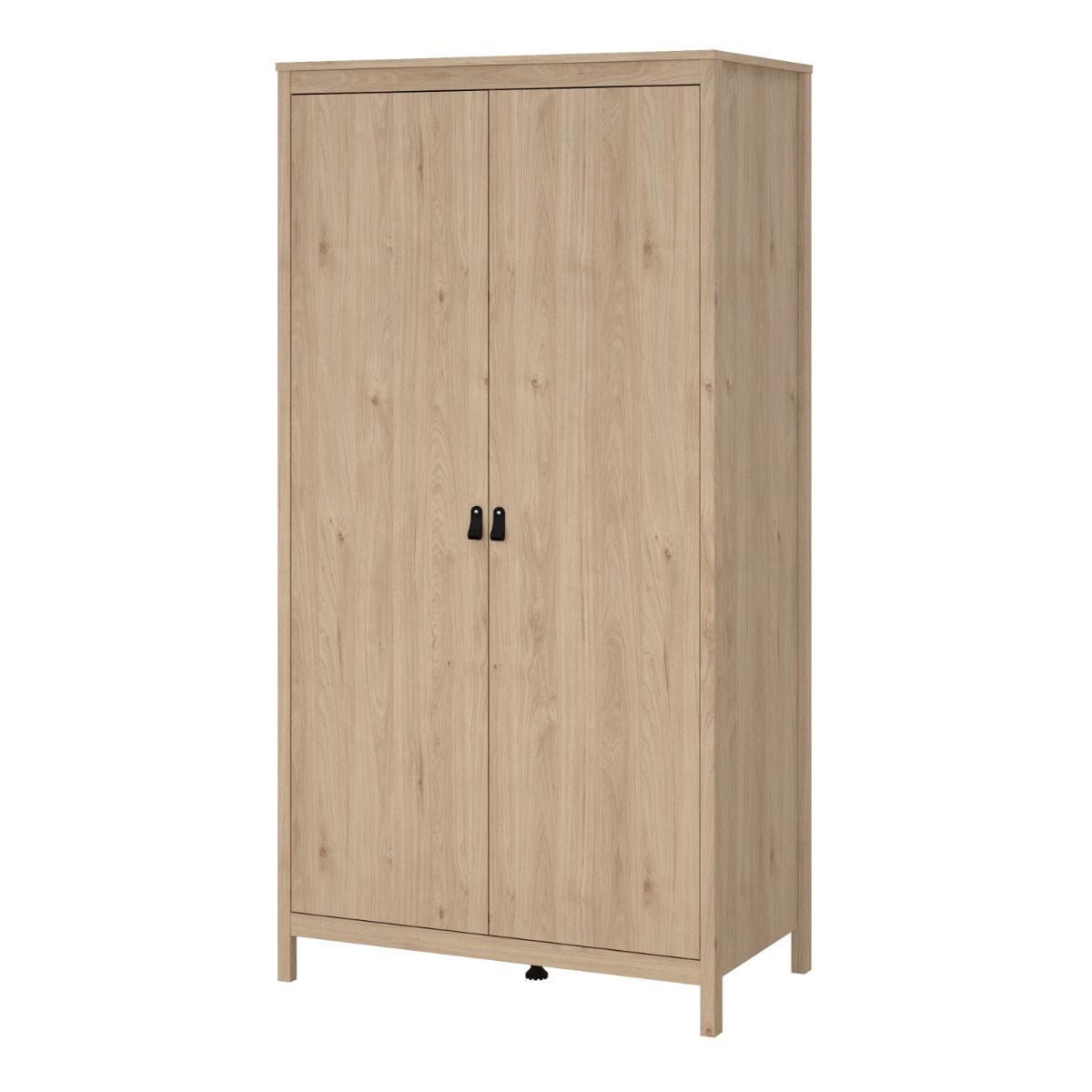 Barcelona Oak Wardrobe with 2 Doors
