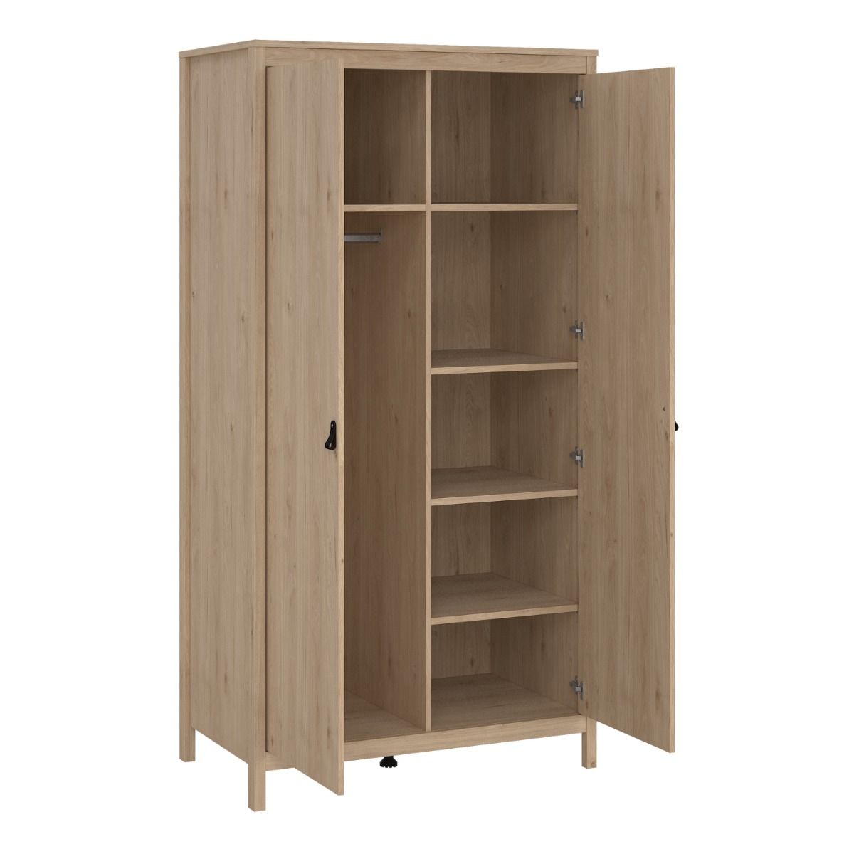 Barcelona Oak Wardrobe with 2 Doors
