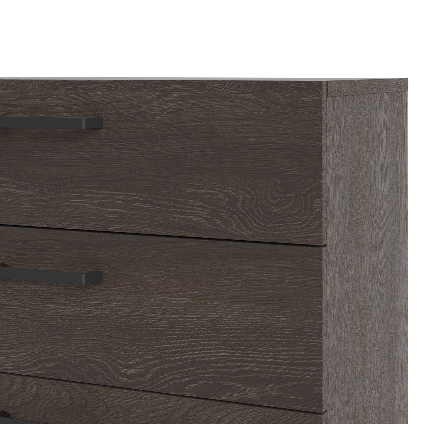Dallas Chest of Drawers in Rovere Gessato Dark Oak