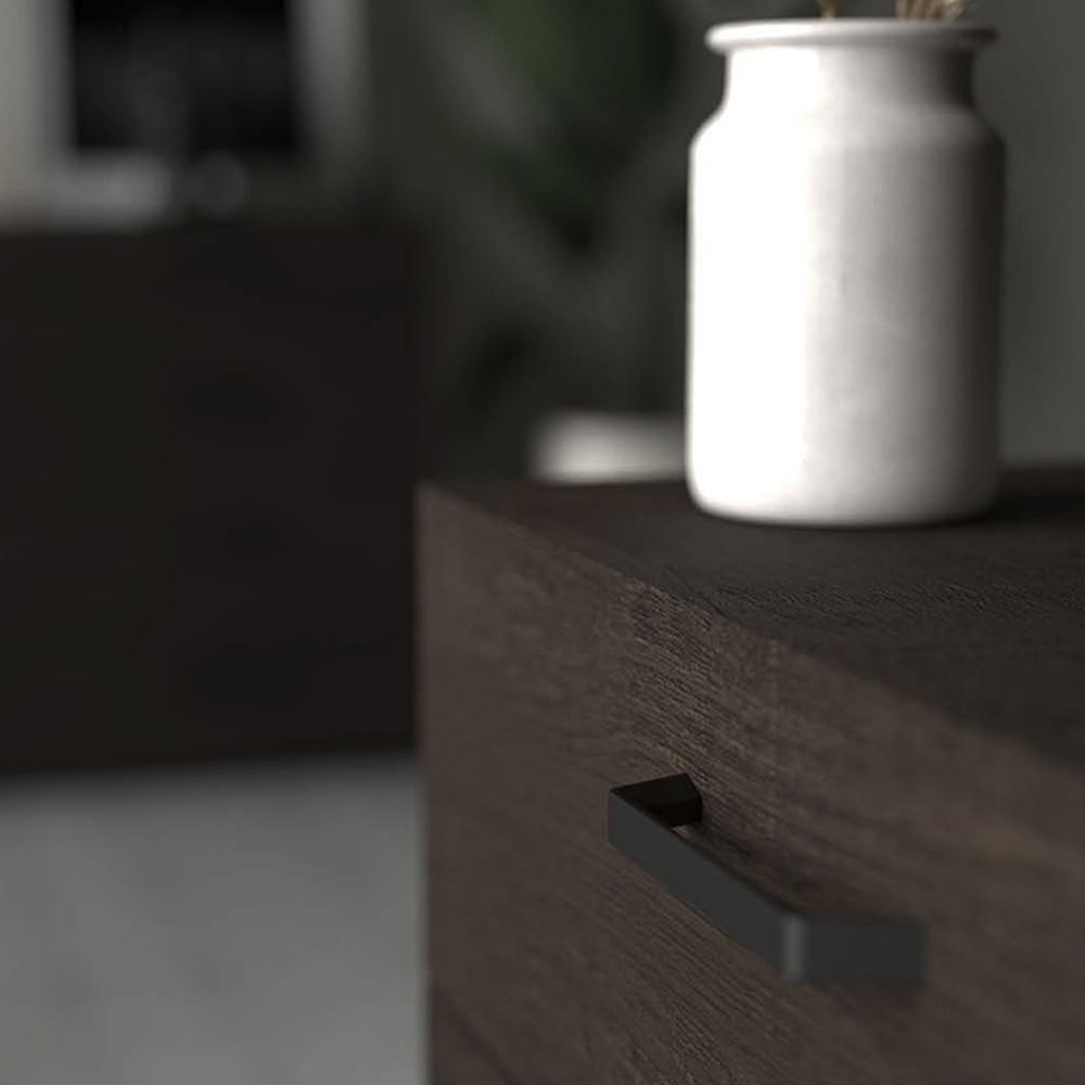 Dallas Chest of Drawers in Rovere Gessato Dark Oak