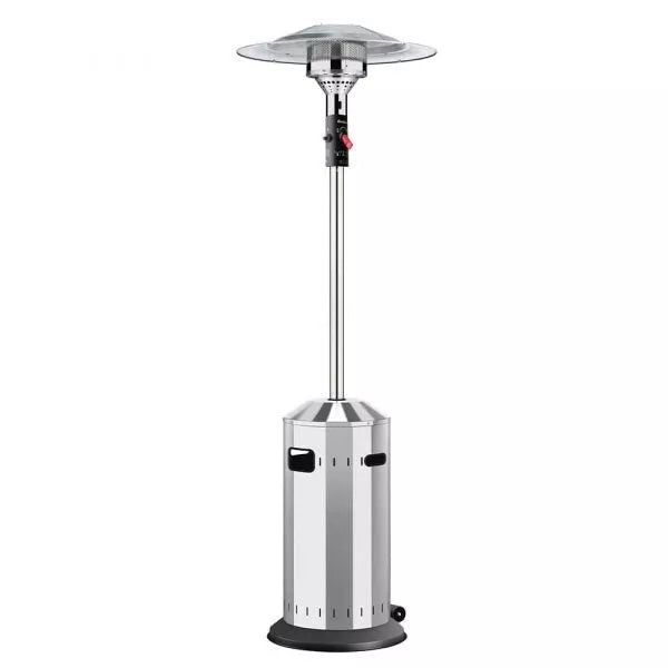 Elegance Stainless Steel Gas Patio Heater - Freestanding & Mobile