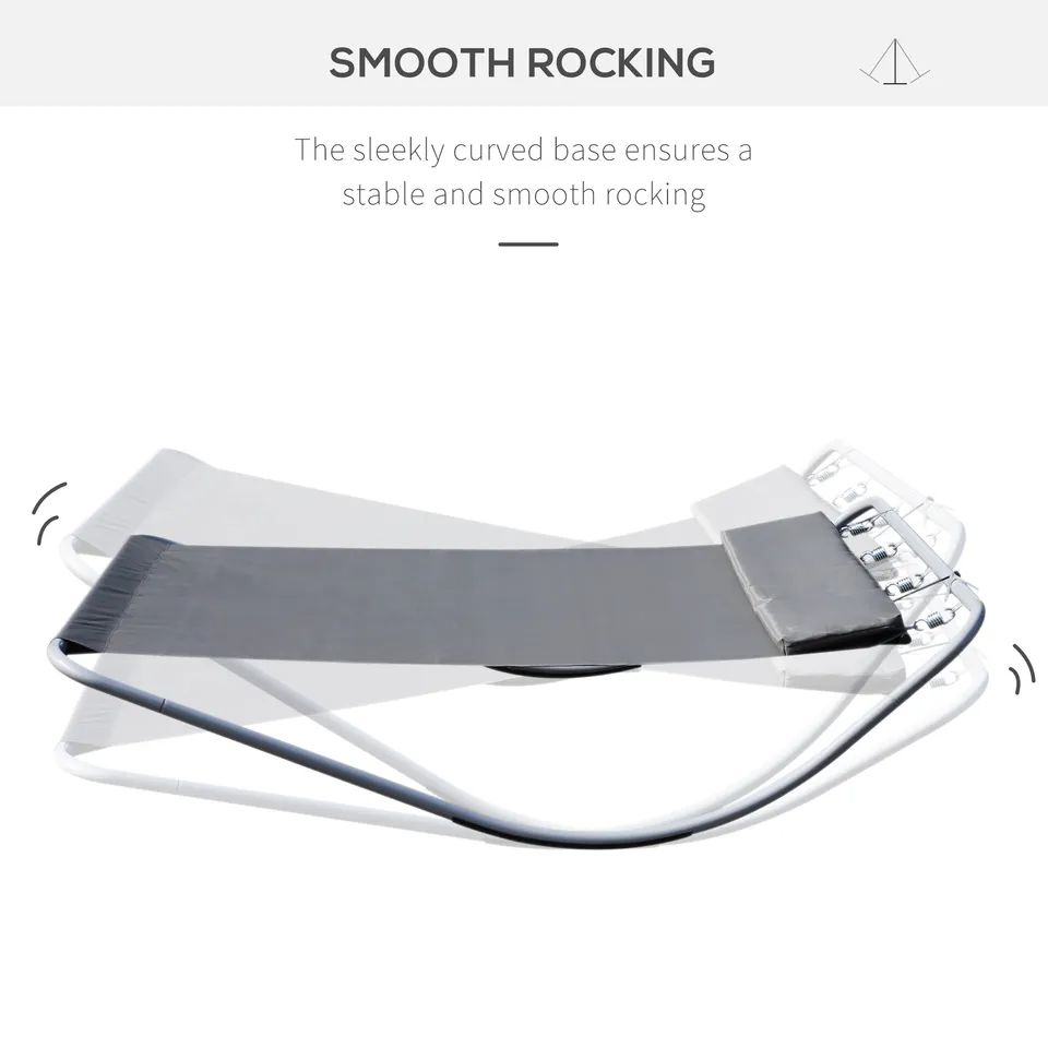 Grey Double Garden Patio Hammock