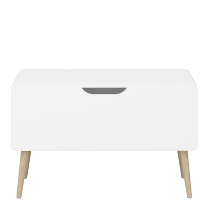 Gaia Toy Box in Pure White