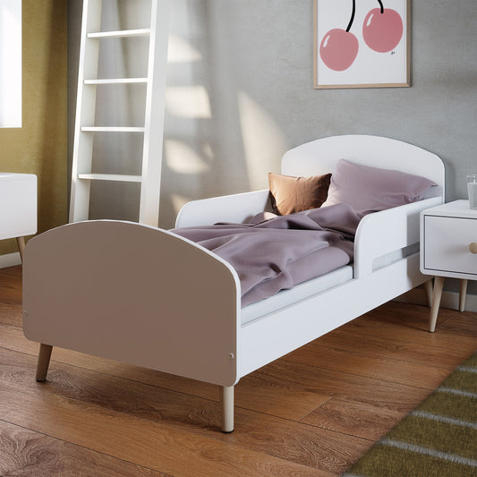 Gaia Toddler Bed in Pure White - 70x140cm