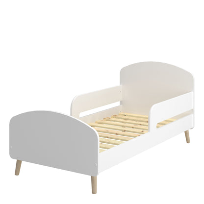 Gaia Toddler Bed in Pure White - 70x140cm