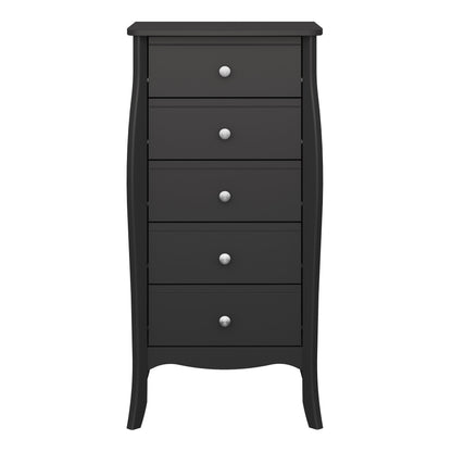 Baroque Black Chest of Drawers