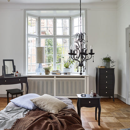 Baroque Black Chest of Drawers