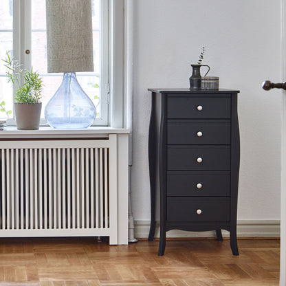 Baroque Black Chest of Drawers