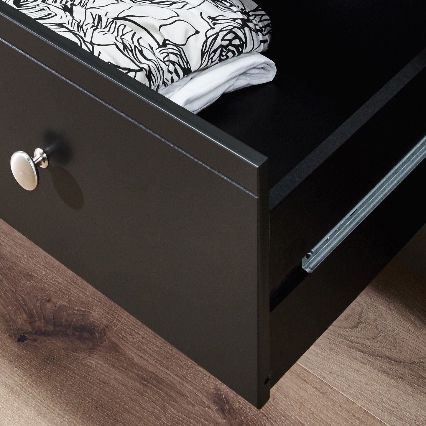 Baroque Black Chest of Drawers