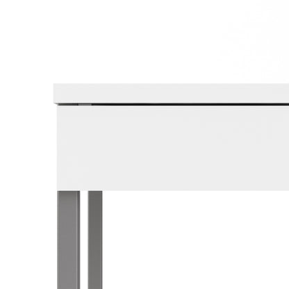 Function Plus White Desk with 3 Drawers