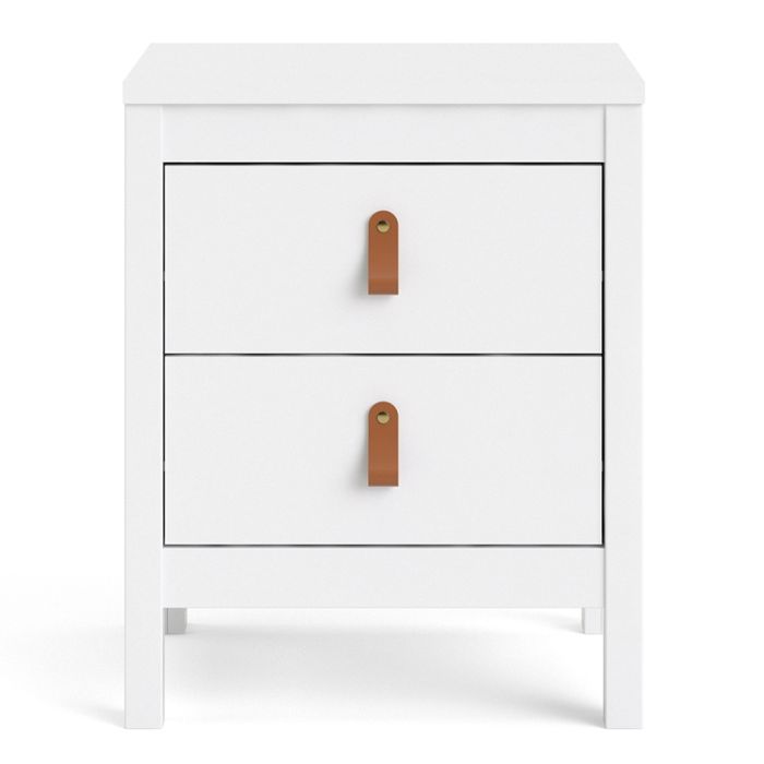 Barcelona Bedside Table with 2 Drawers