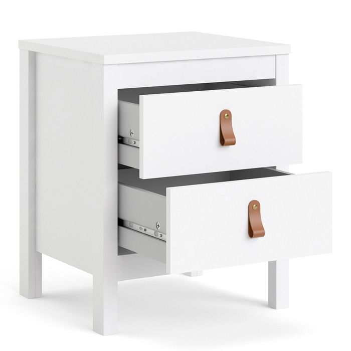Barcelona Bedside Table with 2 Drawers