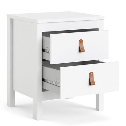 Barcelona Bedside Table with 2 Drawers