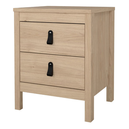 Barcelona Bedside Table with 2 Drawers