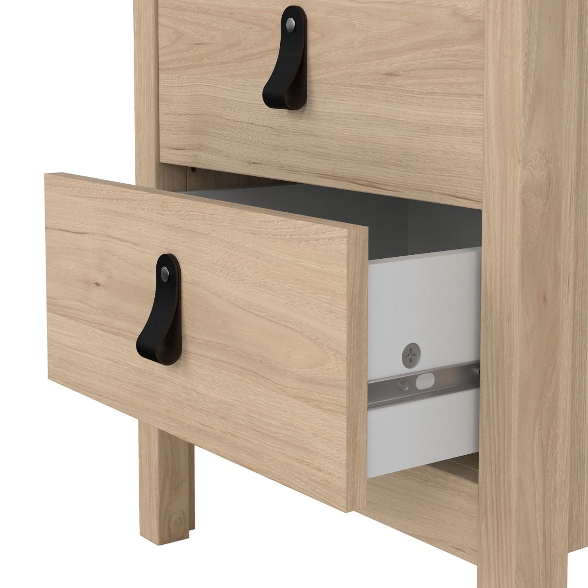 Barcelona Bedside Table with 2 Drawers