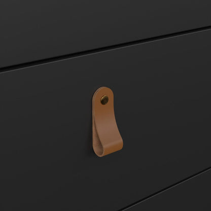 Barcelona 3+2 Chest Dresser in Black