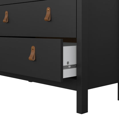 Barcelona 3+2 Chest Dresser in Black