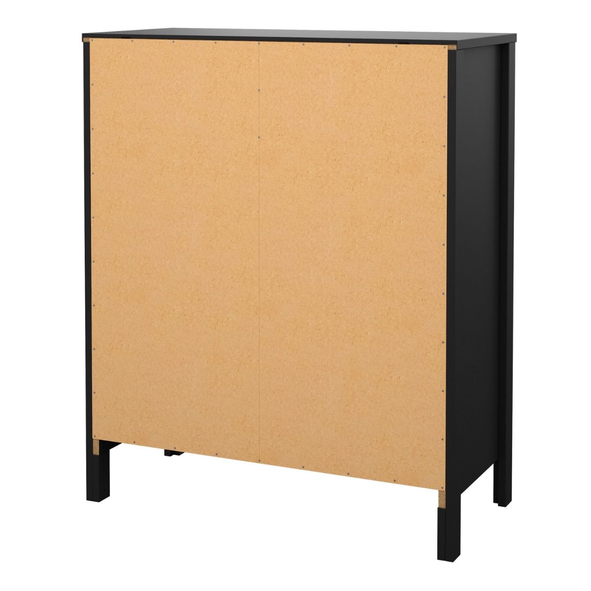 Barcelona 3+2 Chest Dresser in Black