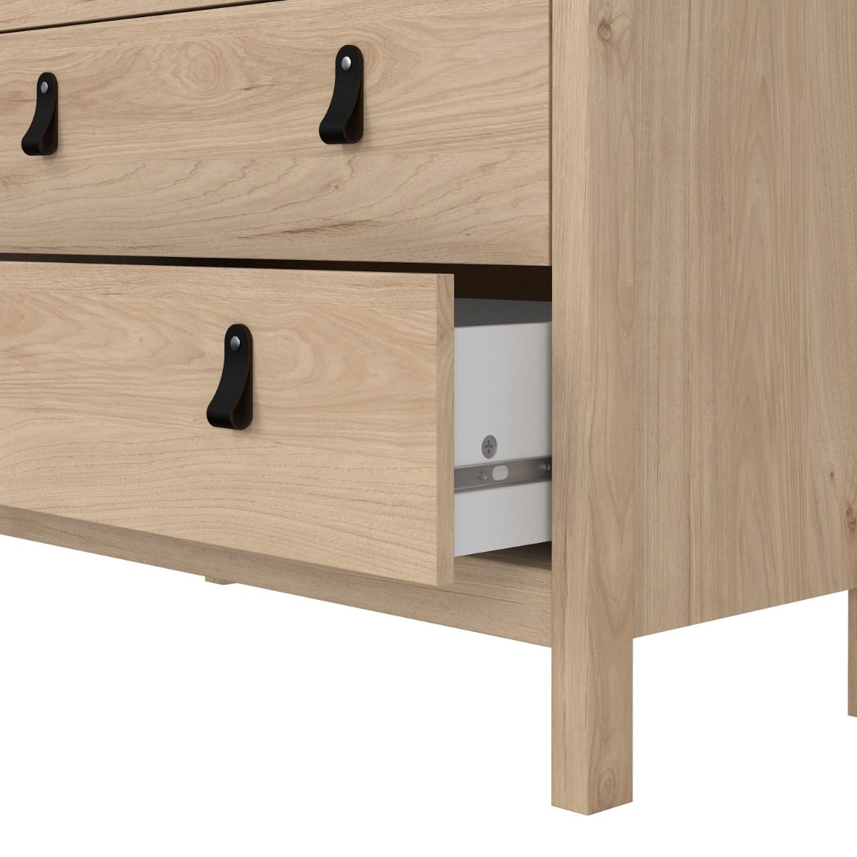 Barcelona 3+2 Chest Dresser in Oak