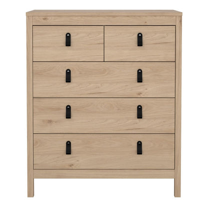 Barcelona 3+2 Chest Dresser in Oak