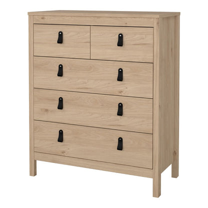 Barcelona 3+2 Chest Dresser in Oak