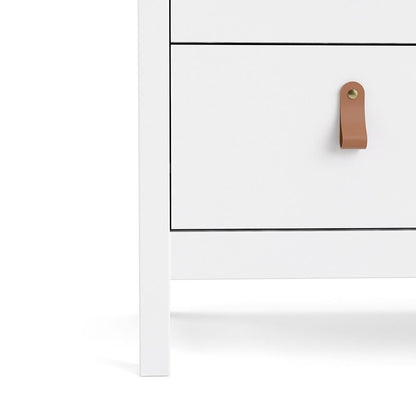 Barcelona Chest of Drawers in White - 3 Drawers