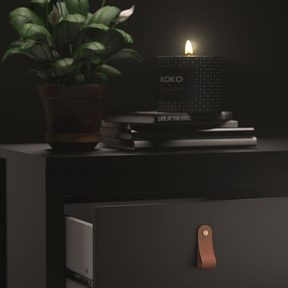 Barcelona Chest of Drawers in Black - 3 Drawers