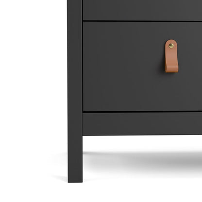 Barcelona Chest of Drawers in Black - 3 Drawers