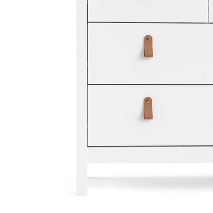 Barcelona White Chest of Drawers 4+4 Drawers