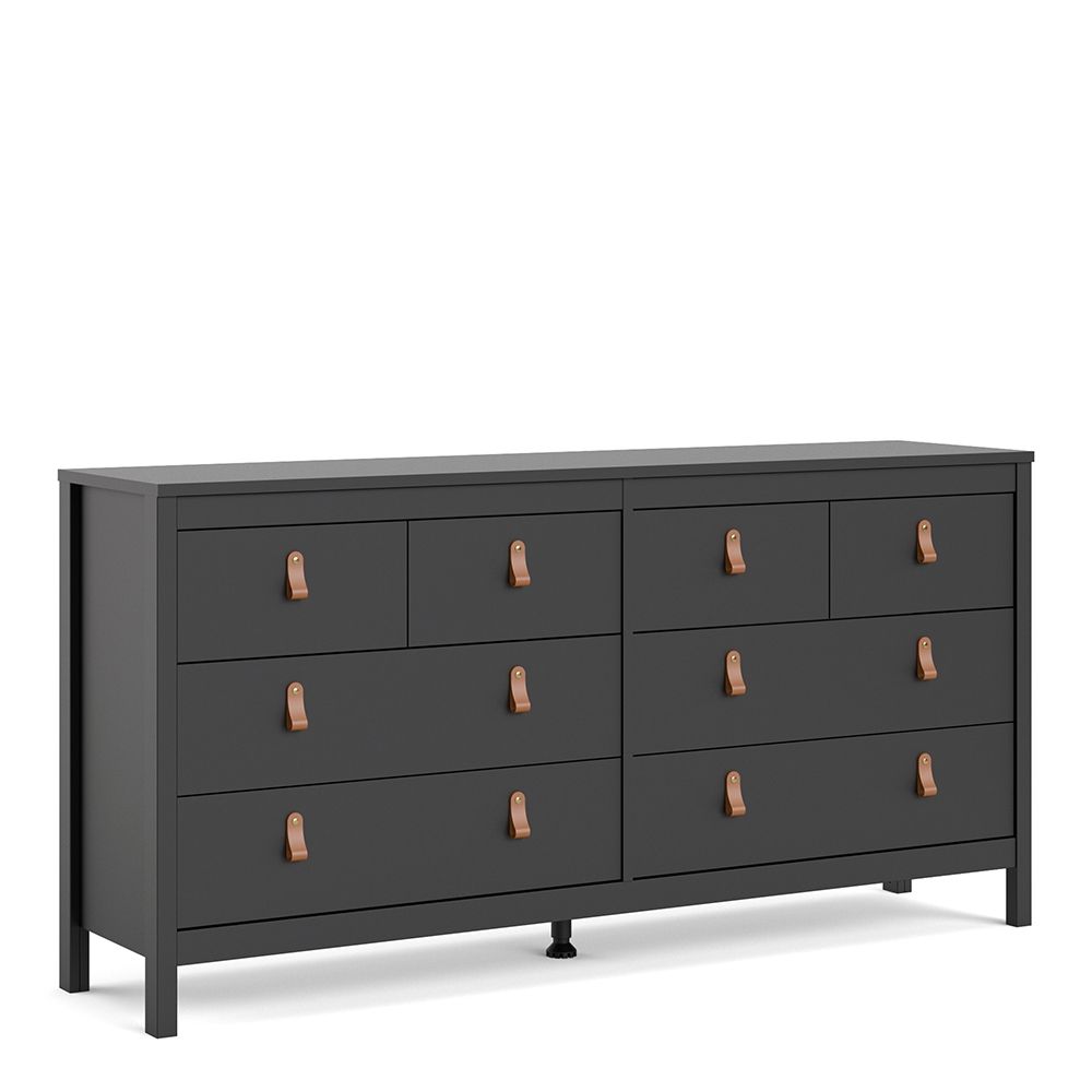 Barcelona Black Chest of Drawers 4+4 Drawers