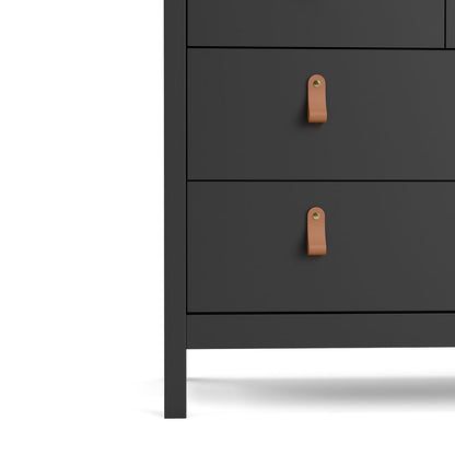 Barcelona Black Chest of Drawers 4+4 Drawers