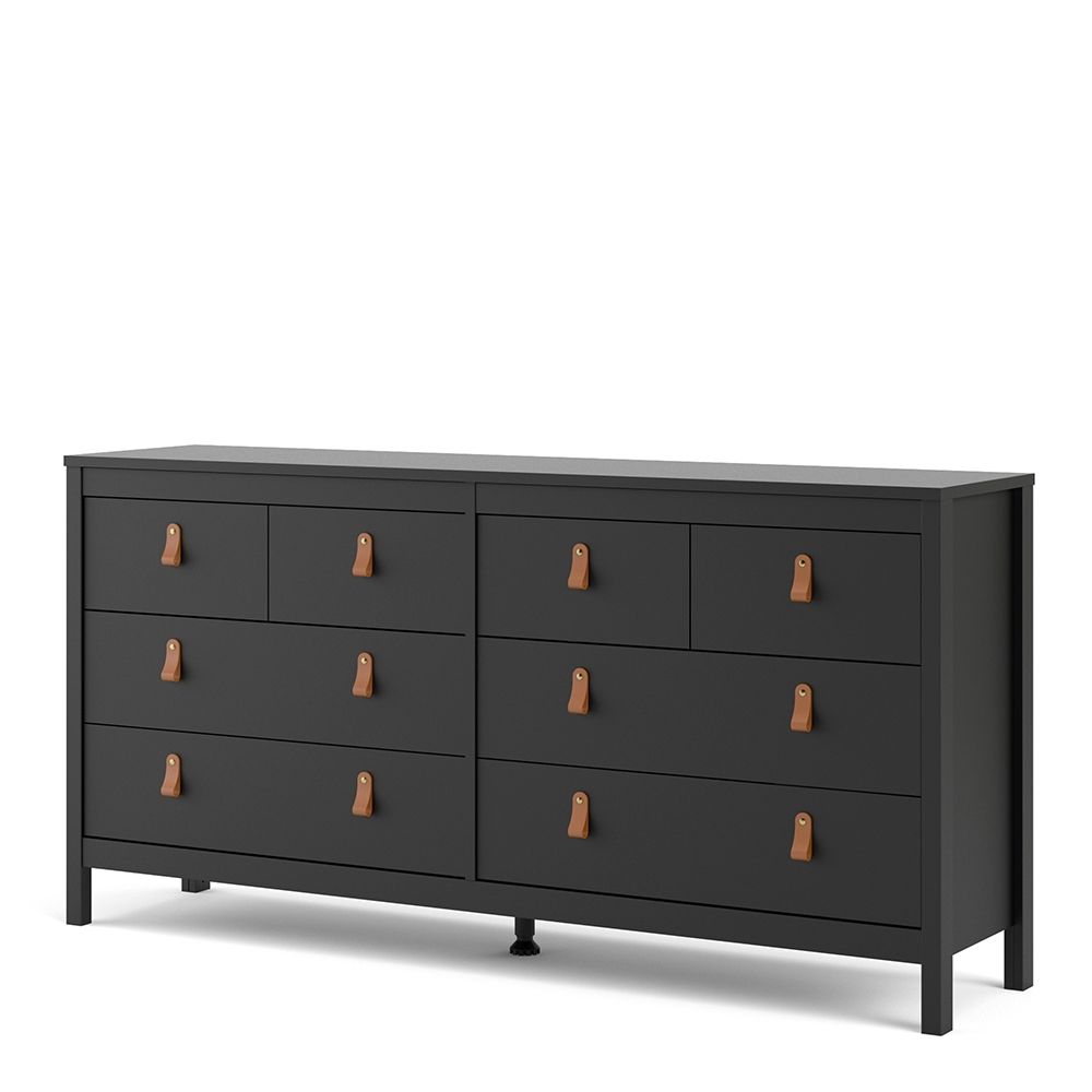 Barcelona Black Chest of Drawers 4+4 Drawers