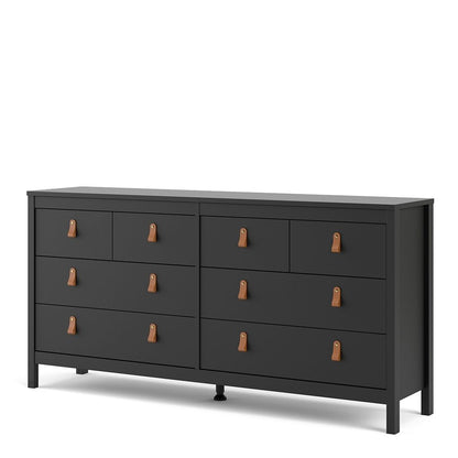 Barcelona Black Chest of Drawers 4+4 Drawers