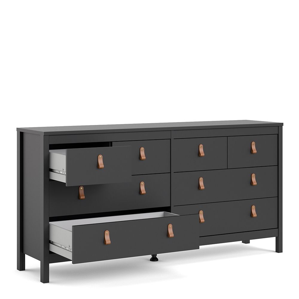 Barcelona Black Chest of Drawers 4+4 Drawers