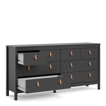 Barcelona Black Chest of Drawers 4+4 Drawers