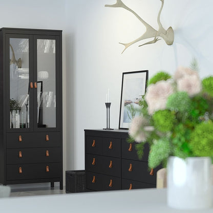 Barcelona Black Chest of Drawers 4+4 Drawers