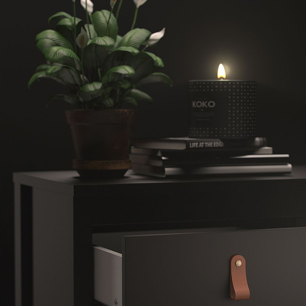 Barcelona Black Chest of Drawers 4+4 Drawers