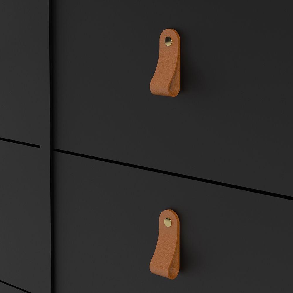 Barcelona Black Chest of Drawers 4+4 Drawers