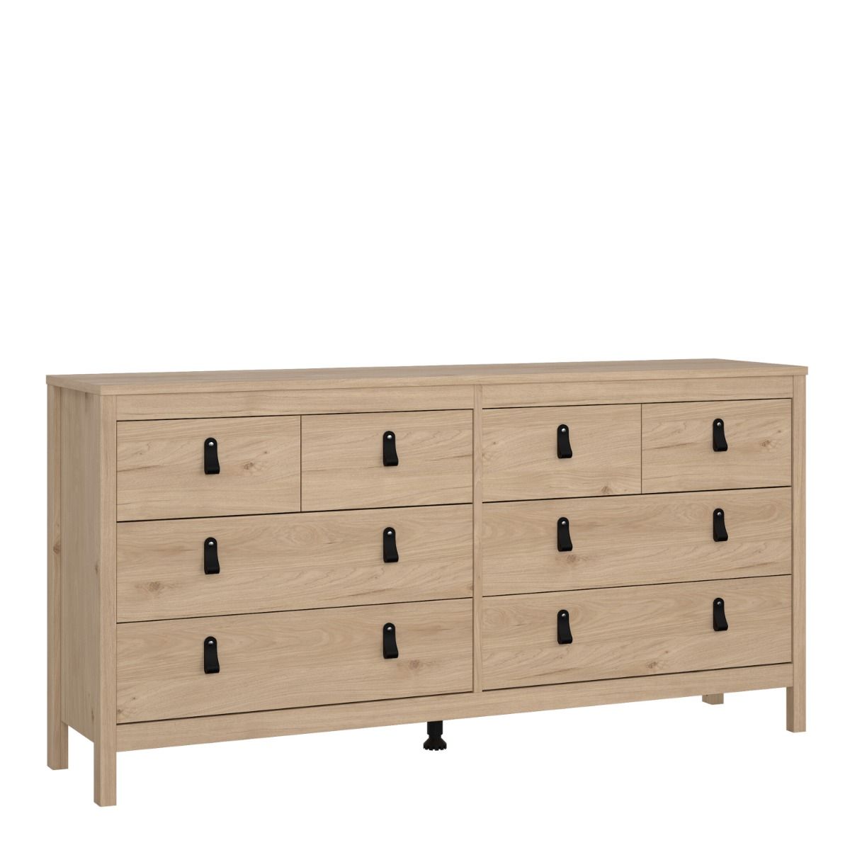 Barcelona Oak Chest of Drawers 4+4 Drawers